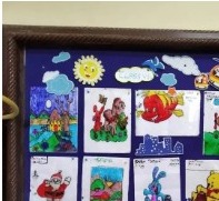 Student art display